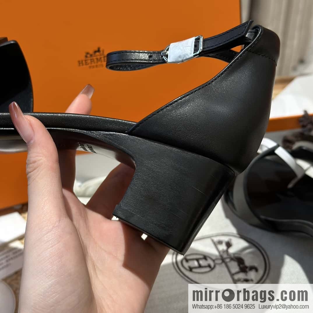 Hermès H high-heeled sandals