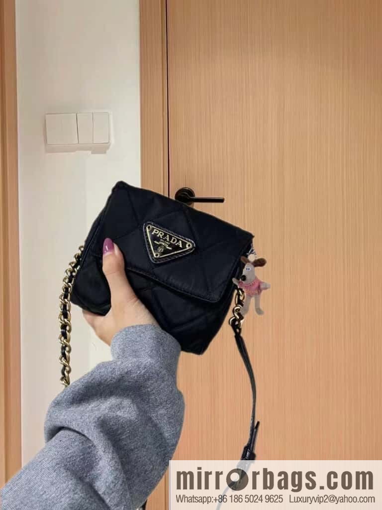 PRADA Vintage chain strap hobo bag 1BD643 mini