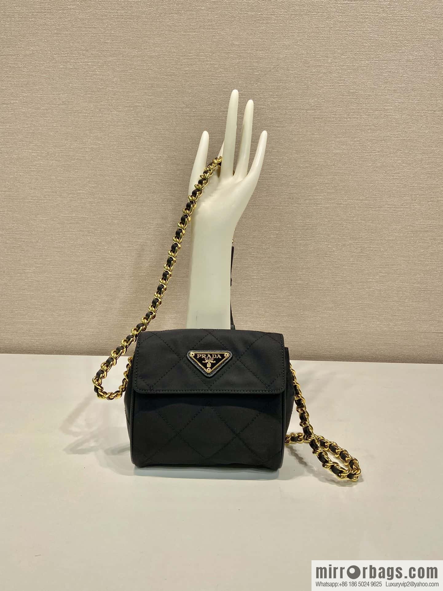 PRADA Vintage chain strap hobo bag 1BD643 mini