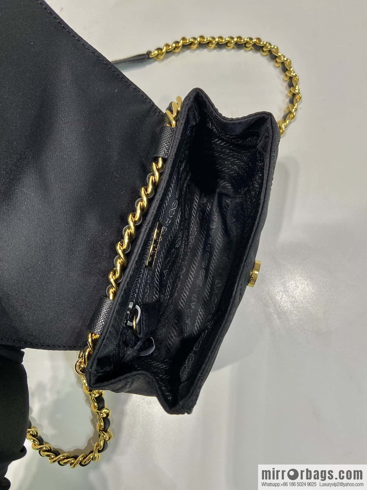 PRADA Vintage chain strap hobo bag 1BD643 mini