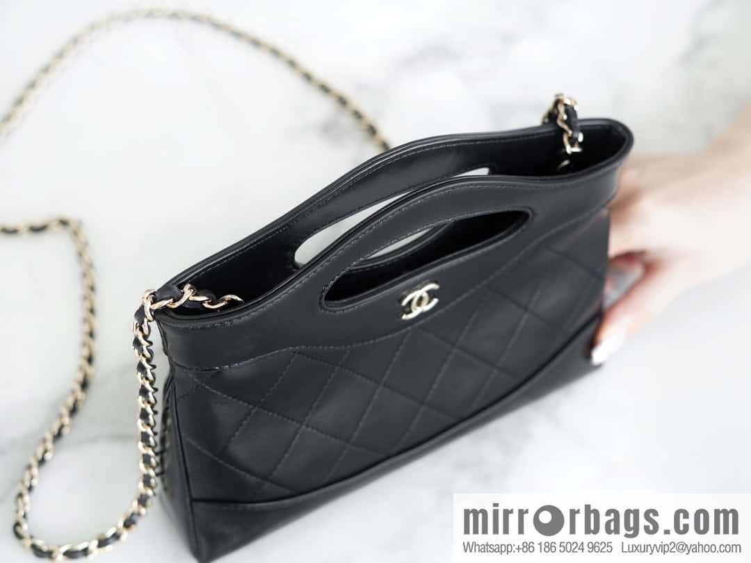 CHANEL 24C horizontal 31bagmini AS3656 black