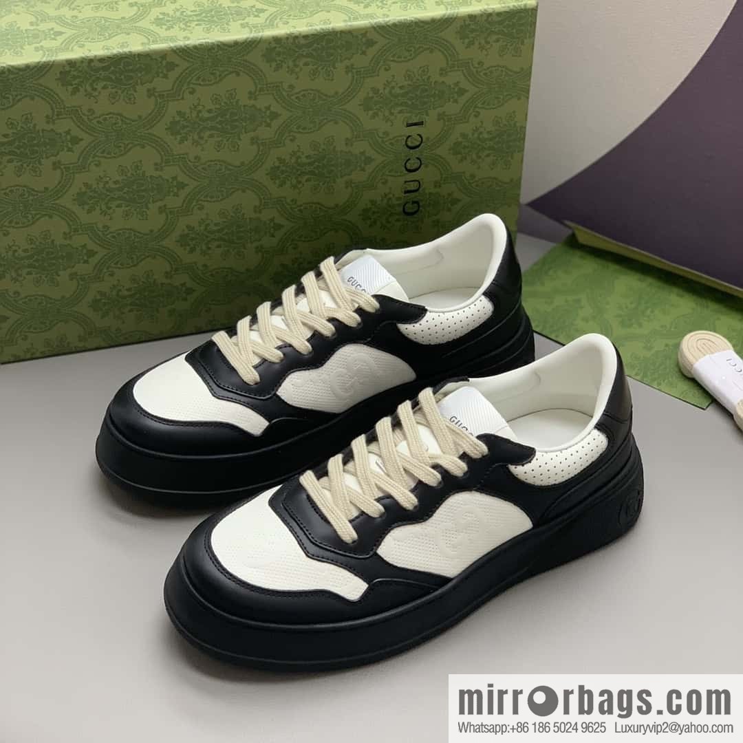 Gucci Gucci is made of leather and GG printed canvas His & Hers sneakers.