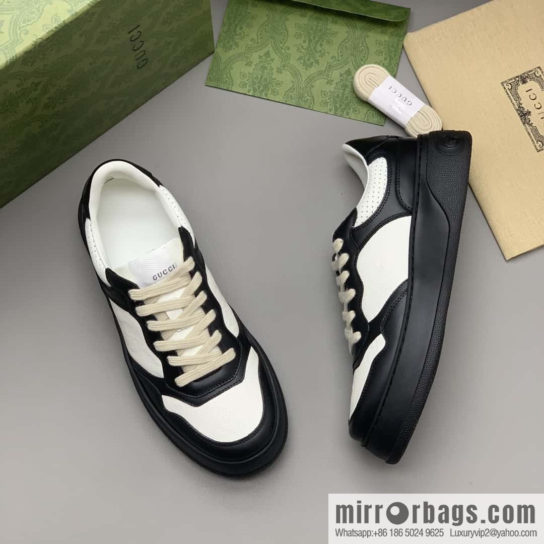 Gucci Gucci is made of leather and GG printed canvas His & Hers sneakers.