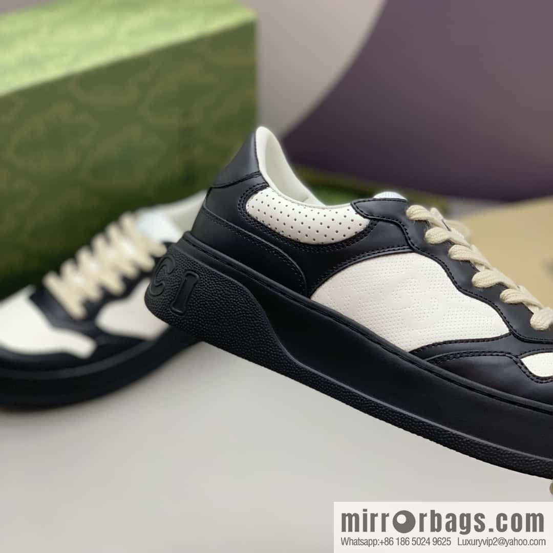 Gucci Gucci is made of leather and GG printed canvas His & Hers sneakers.