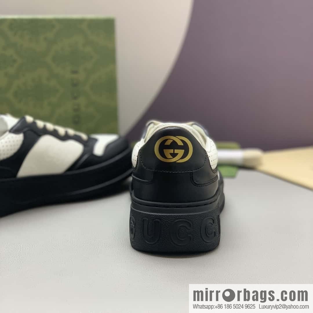 Gucci Gucci is made of leather and GG printed canvas His & Hers sneakers.