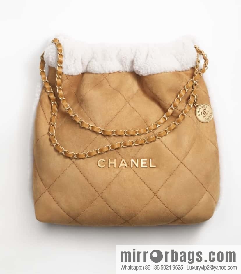 CHANEL Seasonal Limited Teddy Bear AS3261 Caramel Color