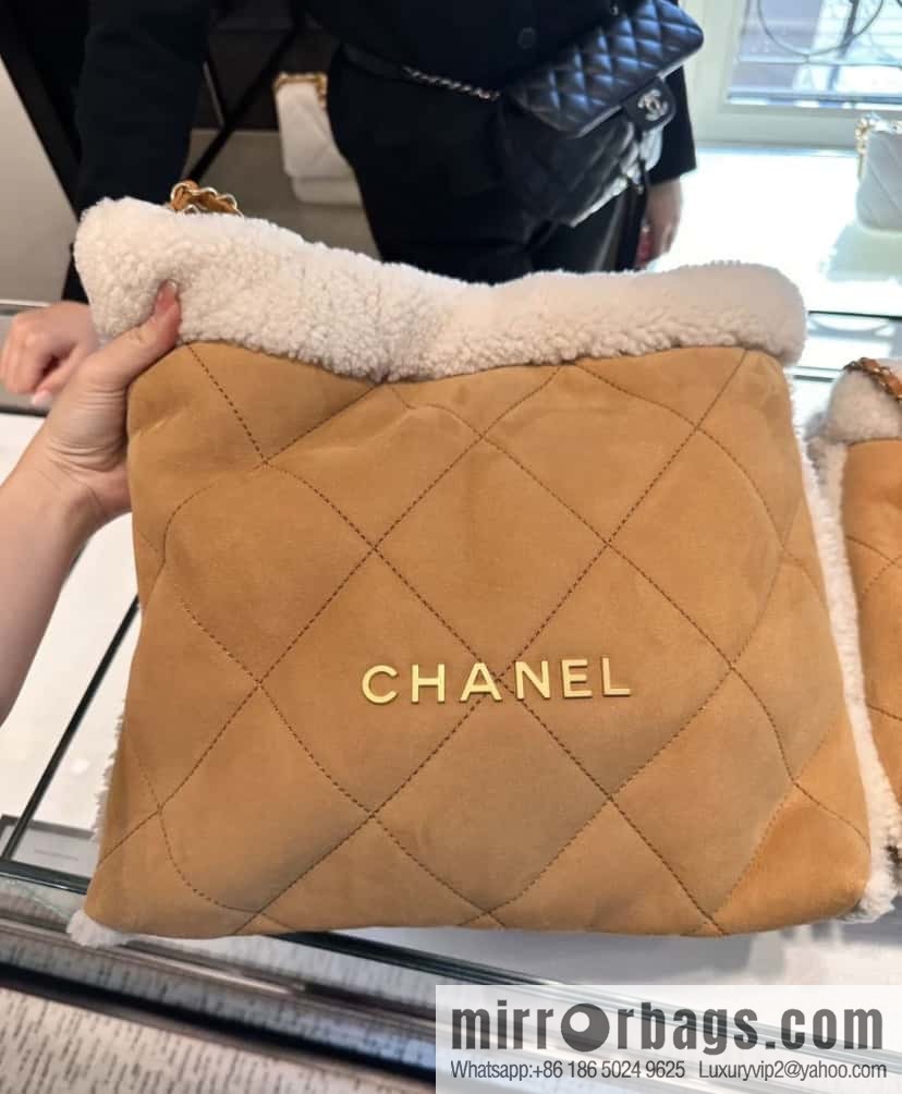 CHANEL Seasonal Limited Teddy Bear AS3261 Caramel Color