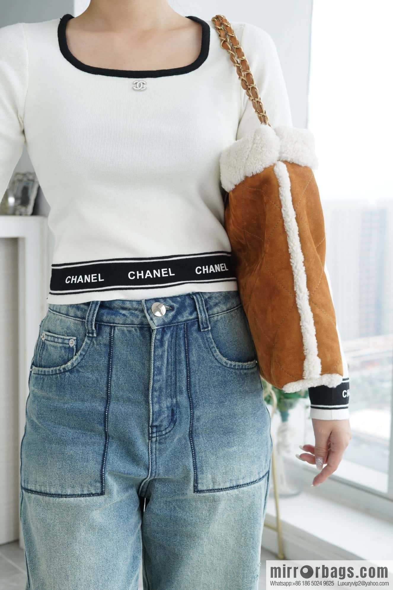 CHANEL Seasonal Limited Teddy Bear AS3261 Caramel Color