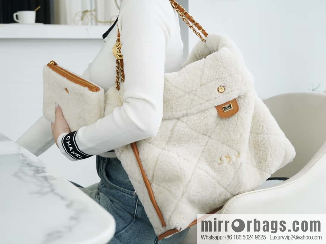CHANEL Seasonal Limited Teddy Bear AS3261 Caramel Color