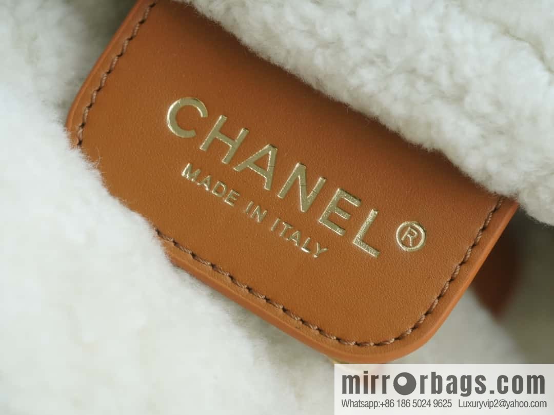CHANEL Seasonal Limited Teddy Bear AS3261 Caramel Color