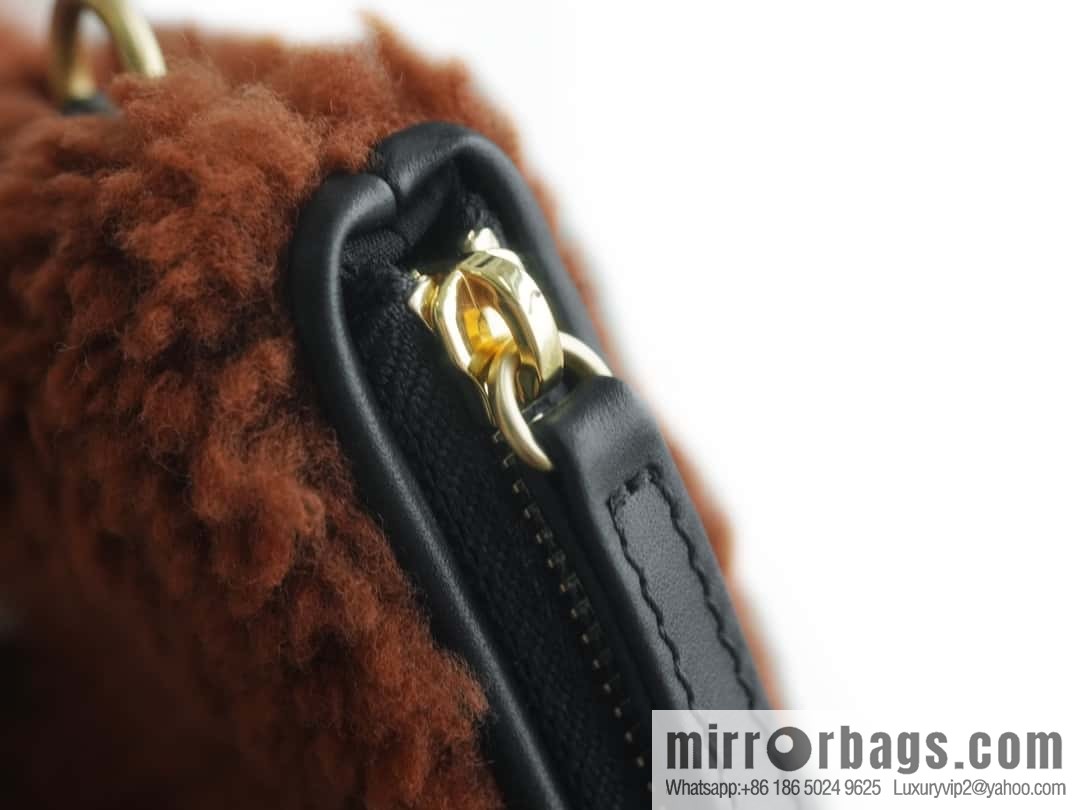 CHANEL Seasonal Limited Teddy Bear AS3261 Black Brown