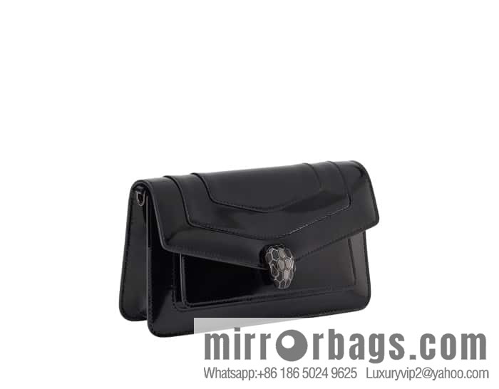 BVLGARI Bulgari SERPENTI FOREVER EAST-WEST series small shoulder bag 292103 black 22CM
