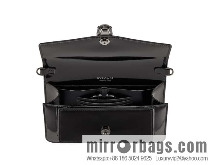 BVLGARI Bulgari SERPENTI FOREVER EAST-WEST series small shoulder bag 292103 black 22CM