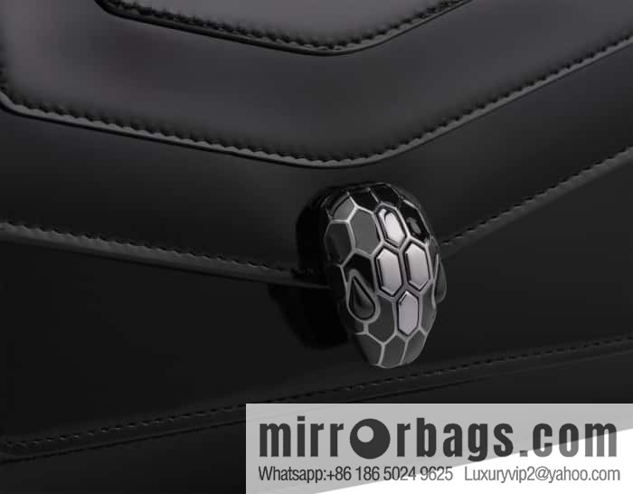 BVLGARI Bulgari SERPENTI FOREVER EAST-WEST series small shoulder bag 292103 black 22CM