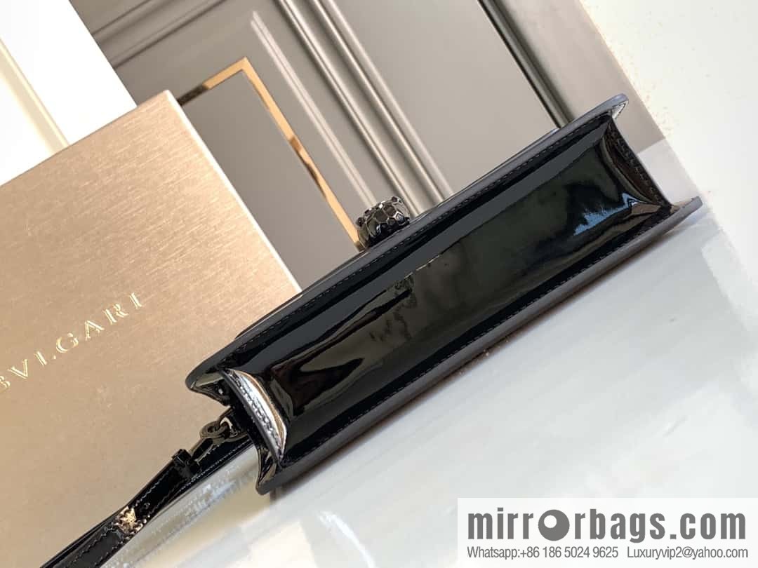 BVLGARI Bulgari SERPENTI FOREVER EAST-WEST series small shoulder bag 292103 black 22CM