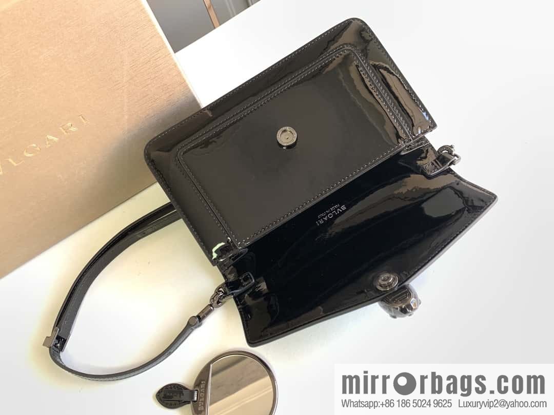 BVLGARI Bulgari SERPENTI FOREVER EAST-WEST series small shoulder bag 292103 black 22CM