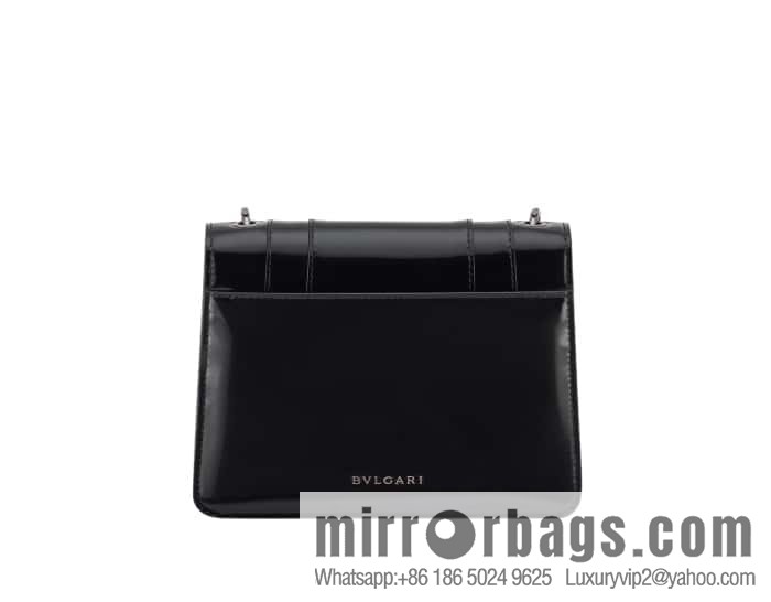 BVLGARI Bulgari SERPENTI FOREVER EAST-WEST series small shoulder bag 61879 black 20CM