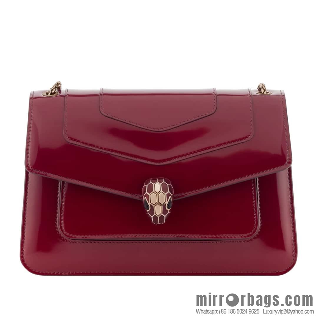 BVLGARI Bulgari SERPENTI FOREVER EAST-WEST Series 290323 Burgundy 25CM
