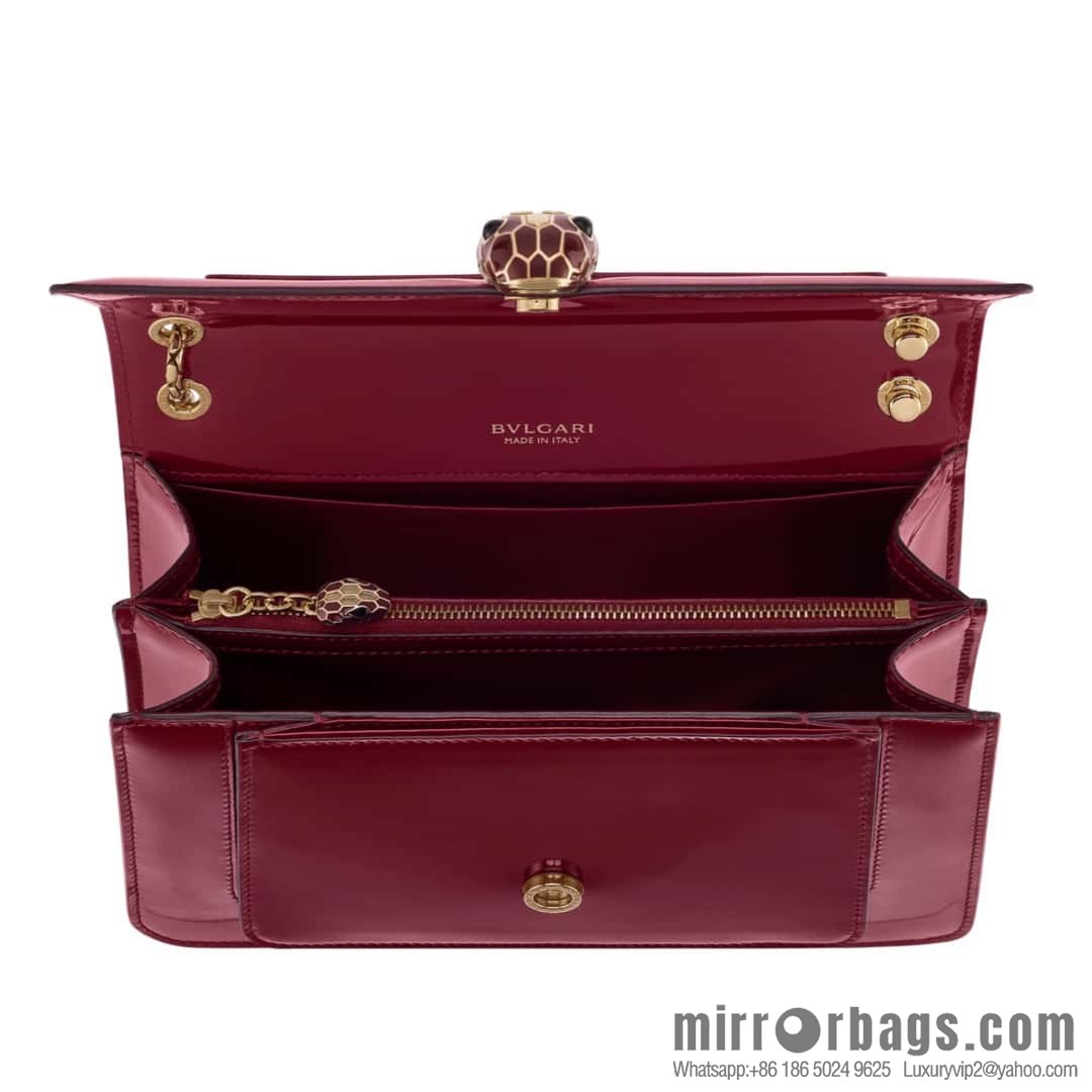BVLGARI Bulgari SERPENTI FOREVER EAST-WEST Series 290323 Burgundy 25CM