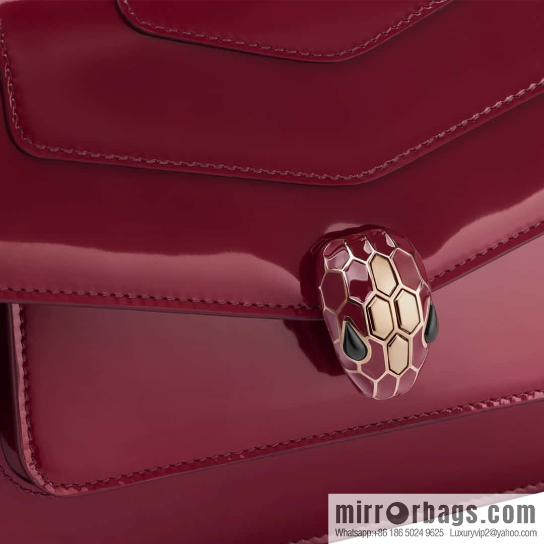 BVLGARI Bulgari SERPENTI FOREVER EAST-WEST Series 290323 Burgundy 25CM