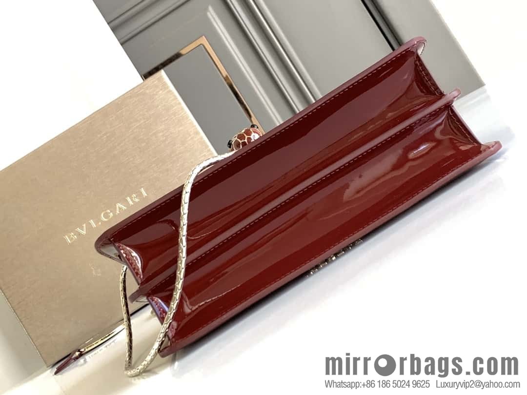 BVLGARI Bulgari SERPENTI FOREVER EAST-WEST Series 290323 Burgundy 25CM