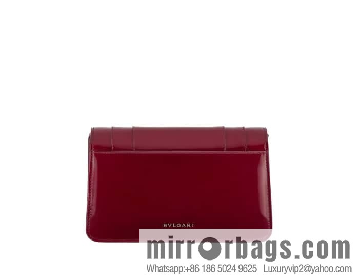 BVLGARI Bulgari SERPENTI FOREVER EAST-WEST Series Small Shoulder Bag 292103 Burgundy 22CM
