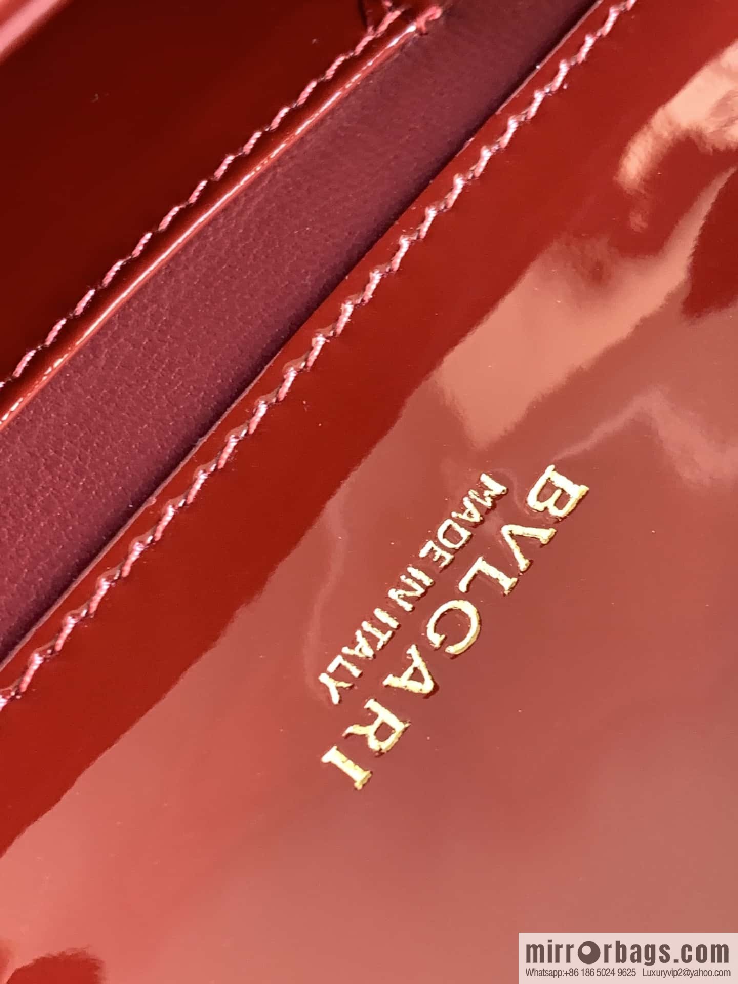 BVLGARI Bulgari SERPENTI FOREVER EAST-WEST Series Small Shoulder Bag 61879 Burgundy 20CM