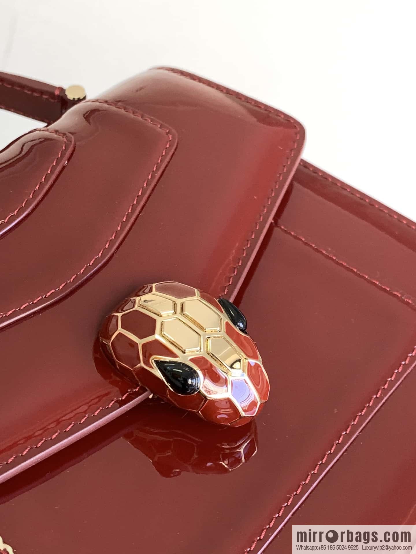 BVLGARI Bulgari SERPENTI FOREVER 38329 Burgundy 18CM