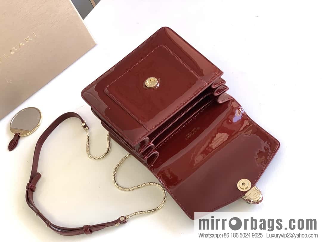 BVLGARI Bulgari SERPENTI FOREVER 38329 Burgundy 18CM