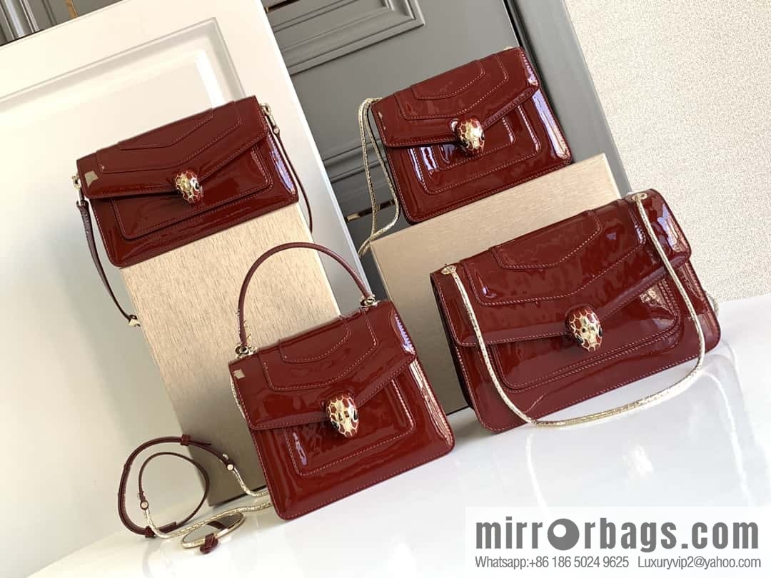 BVLGARI Bulgari SERPENTI FOREVER 38329 Burgundy 18CM
