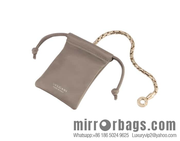 BVLGARI Bulgari SERPENTI BAIA series small shoulder bag 293208 silver 27.5CM