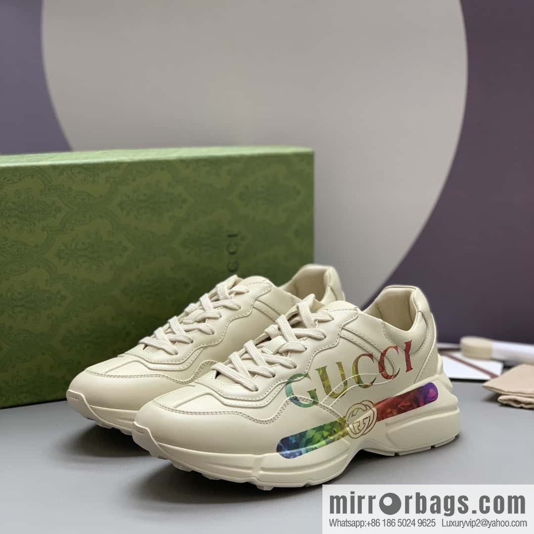 GUCCI men's and women's retro sneakers