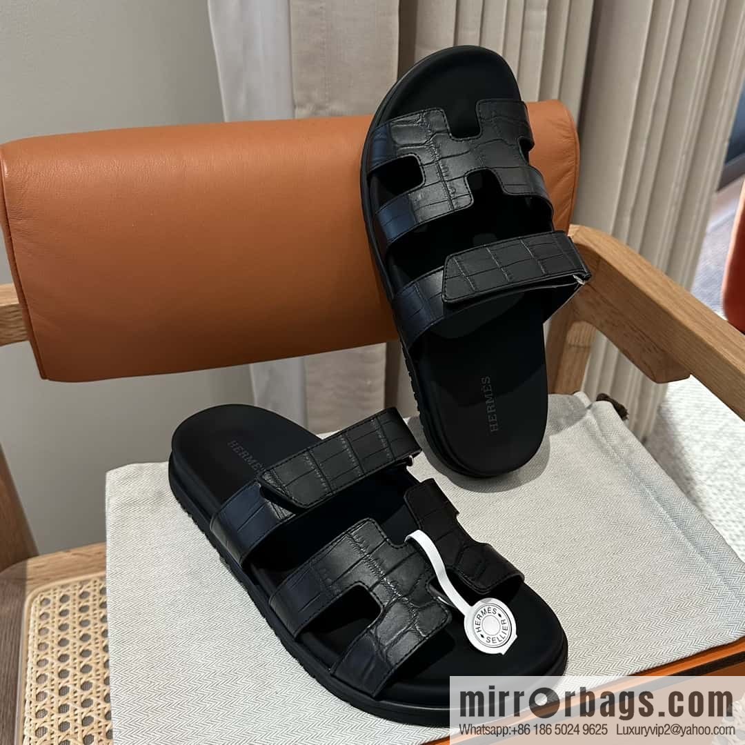 Hermès crocodile shoes