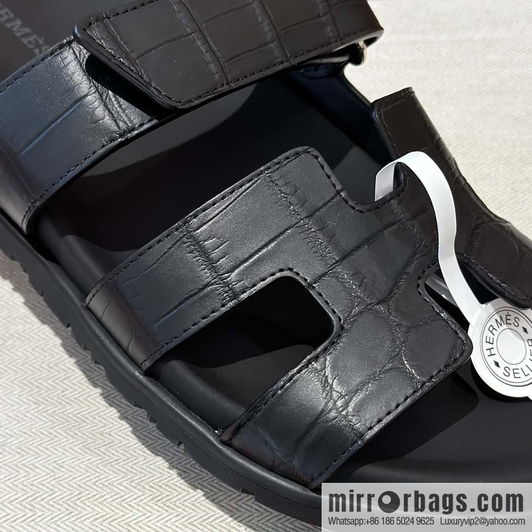 Hermès crocodile shoes