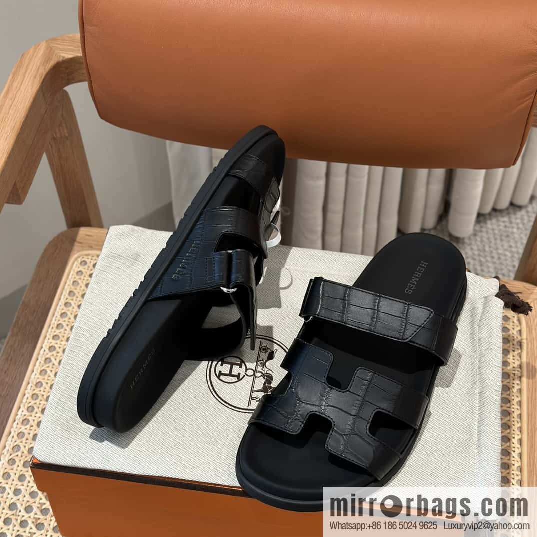 Hermès crocodile shoes
