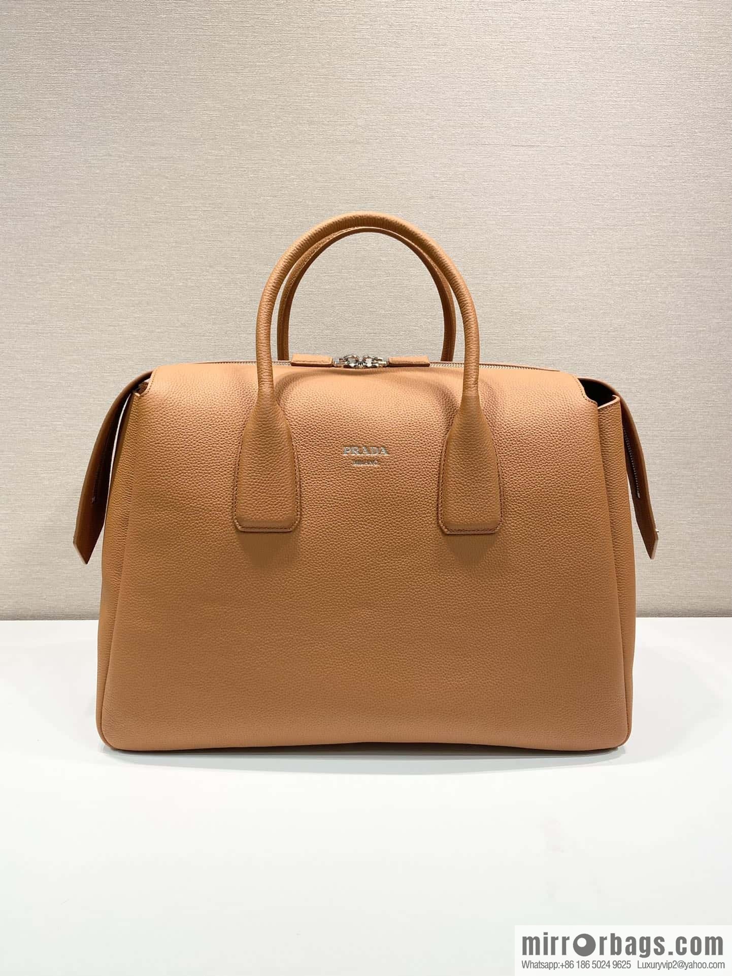 PRADA Prada double handle leather (fabric) travel bag 🎉 2VC035