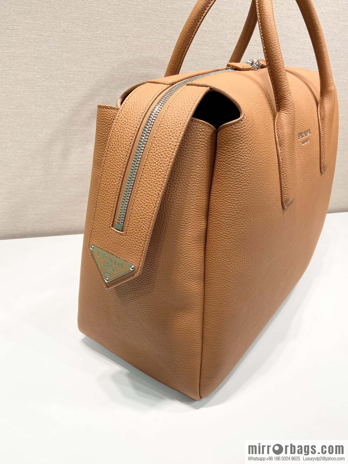 PRADA Prada double handle leather (fabric) travel bag 🎉 2VC035