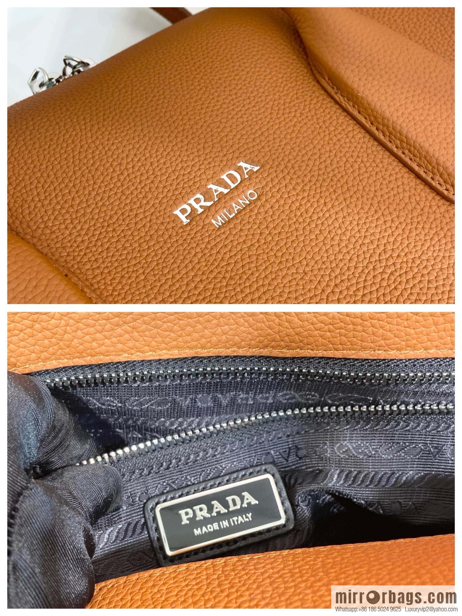 PRADA Prada double handle leather (fabric) travel bag 🎉 2VC035