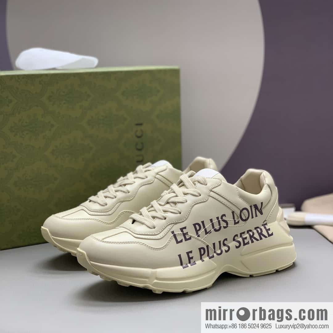 GUCCI men's and women's retro sneakers