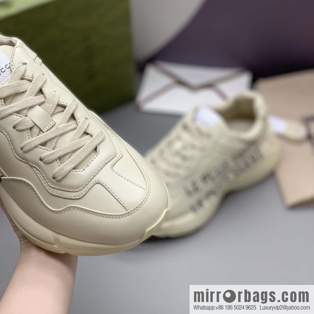 GUCCI men's and women's retro sneakers