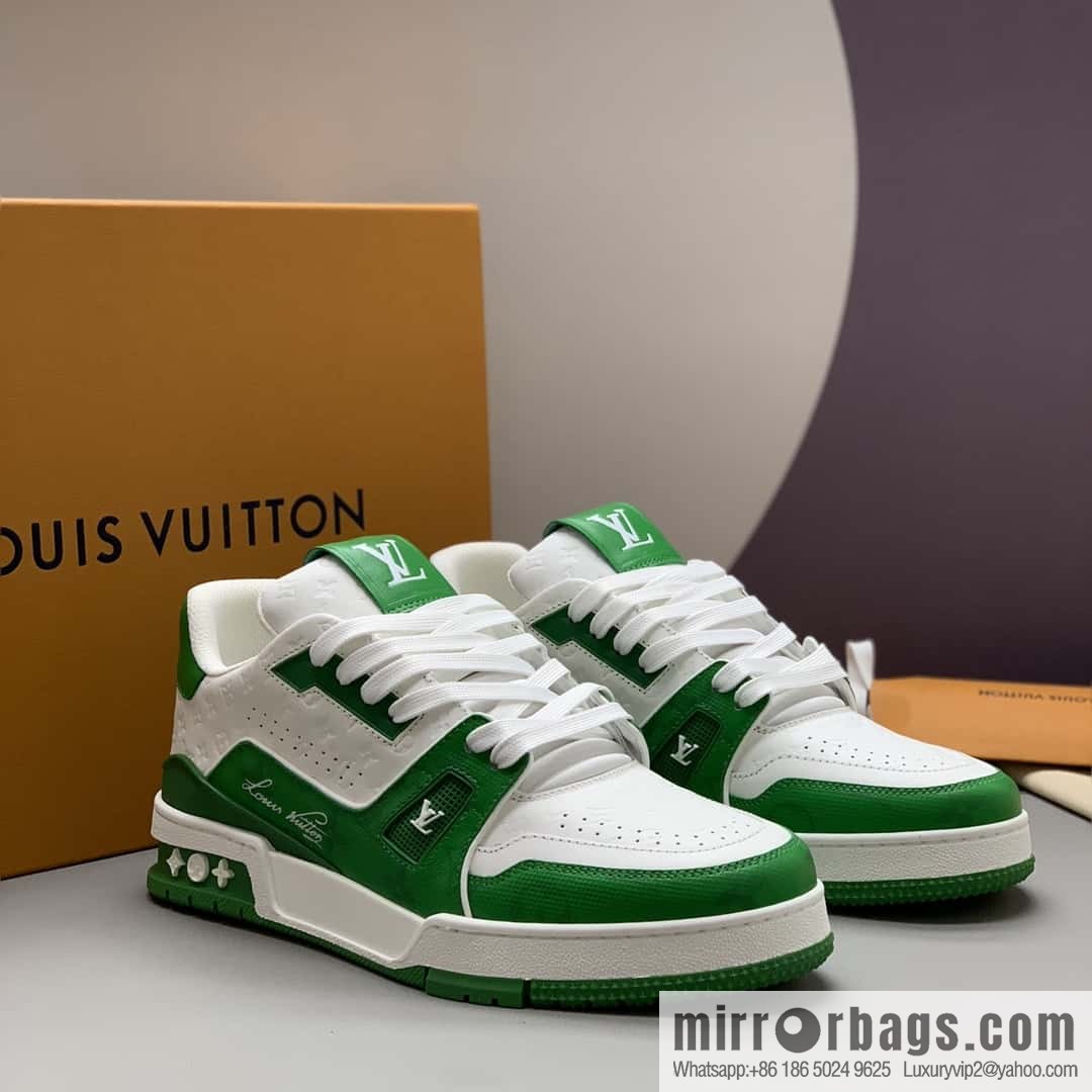 LV/Louis Vuitton, couple sports running shoes