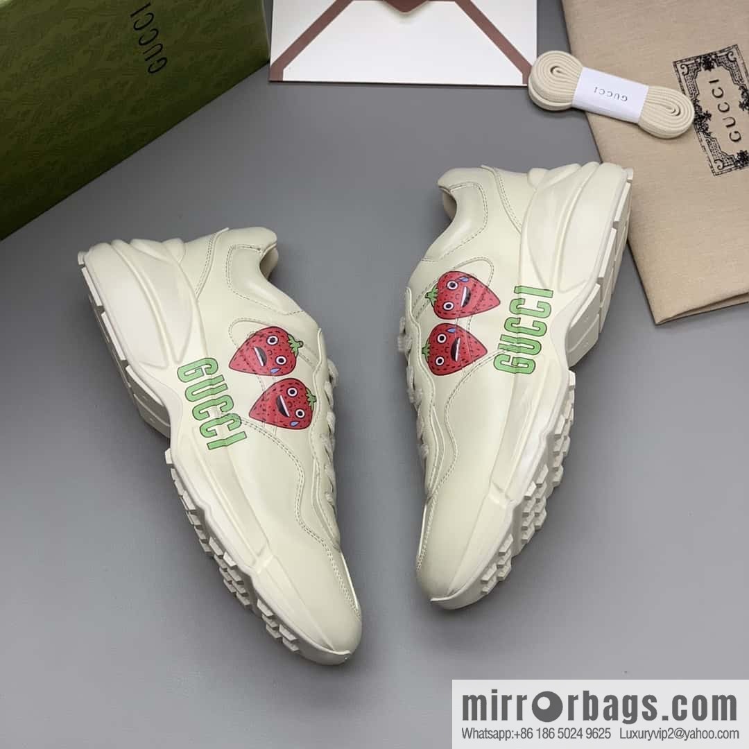 GUCCI men's and women's retro sneakers