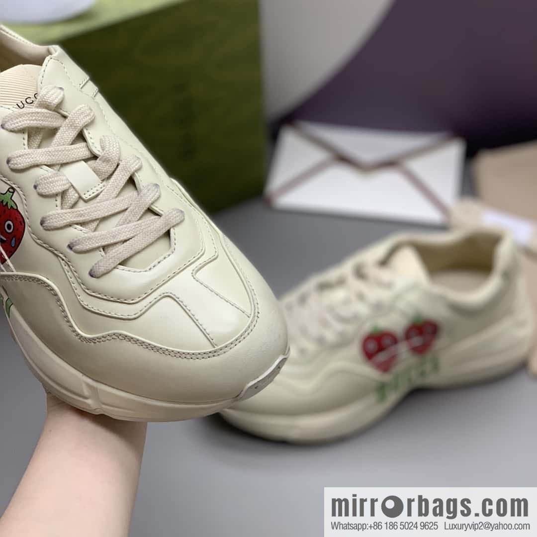 GUCCI men's and women's retro sneakers