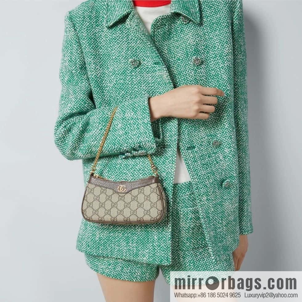 GUCCI ophidia mini mahjong bag 764960 brown