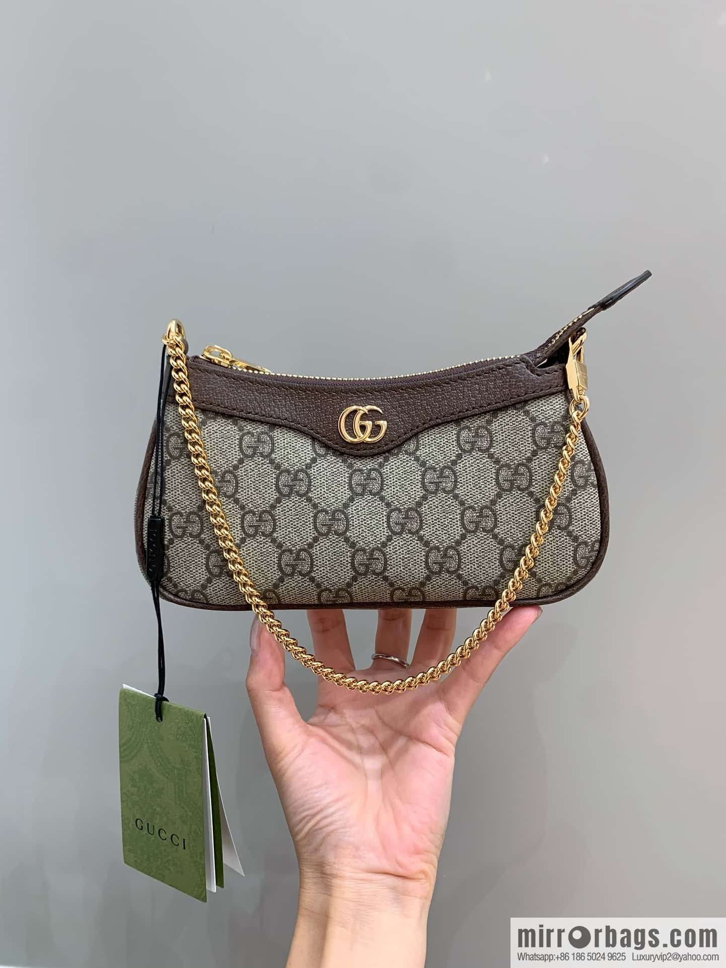 GUCCI ophidia mini mahjong bag 764960 brown
