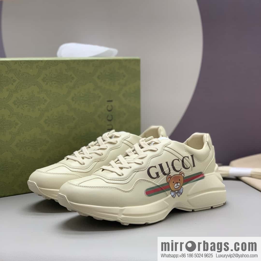 GUCCI men's and women's retro sneakers