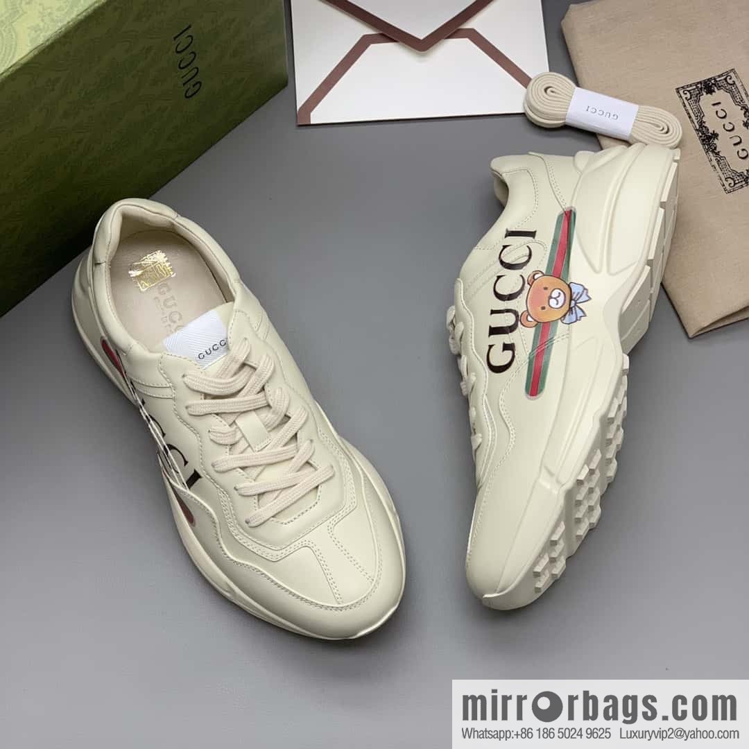 GUCCI men's and women's retro sneakers