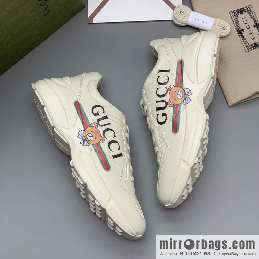 GUCCI men's and women's retro sneakers
