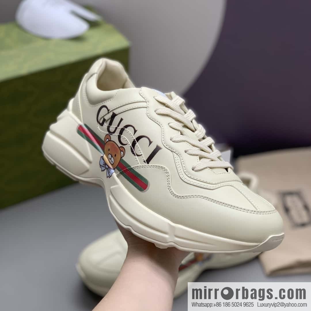 GUCCI men's and women's retro sneakers