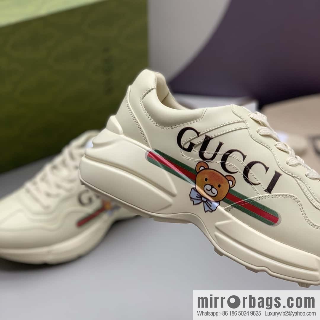 GUCCI men's and women's retro sneakers